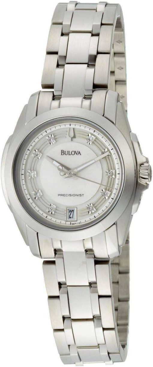 Bulova Precisionist Longwood Diamond 96P115 Womens Watch