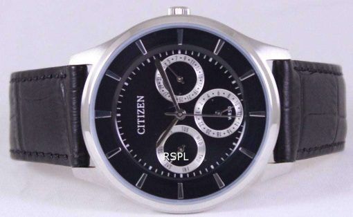 Citizen Multifunction Quartz Black Dial AG8351-01E Mens Watch