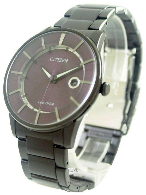 Citizen Eco-Drive Purple Dial AW1264-59W Mens Watch