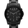 Armani Exchange Chronograph Crystals Black Dial AX2093 Mens Watch