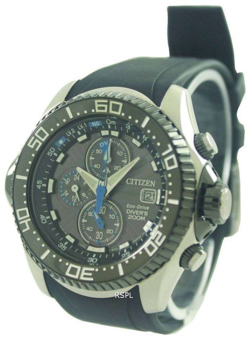 Citizen Promaster Eco Drive Aqualand Chronograph Divers Watch BJ2110-01E BJ2110-01 BJ2110