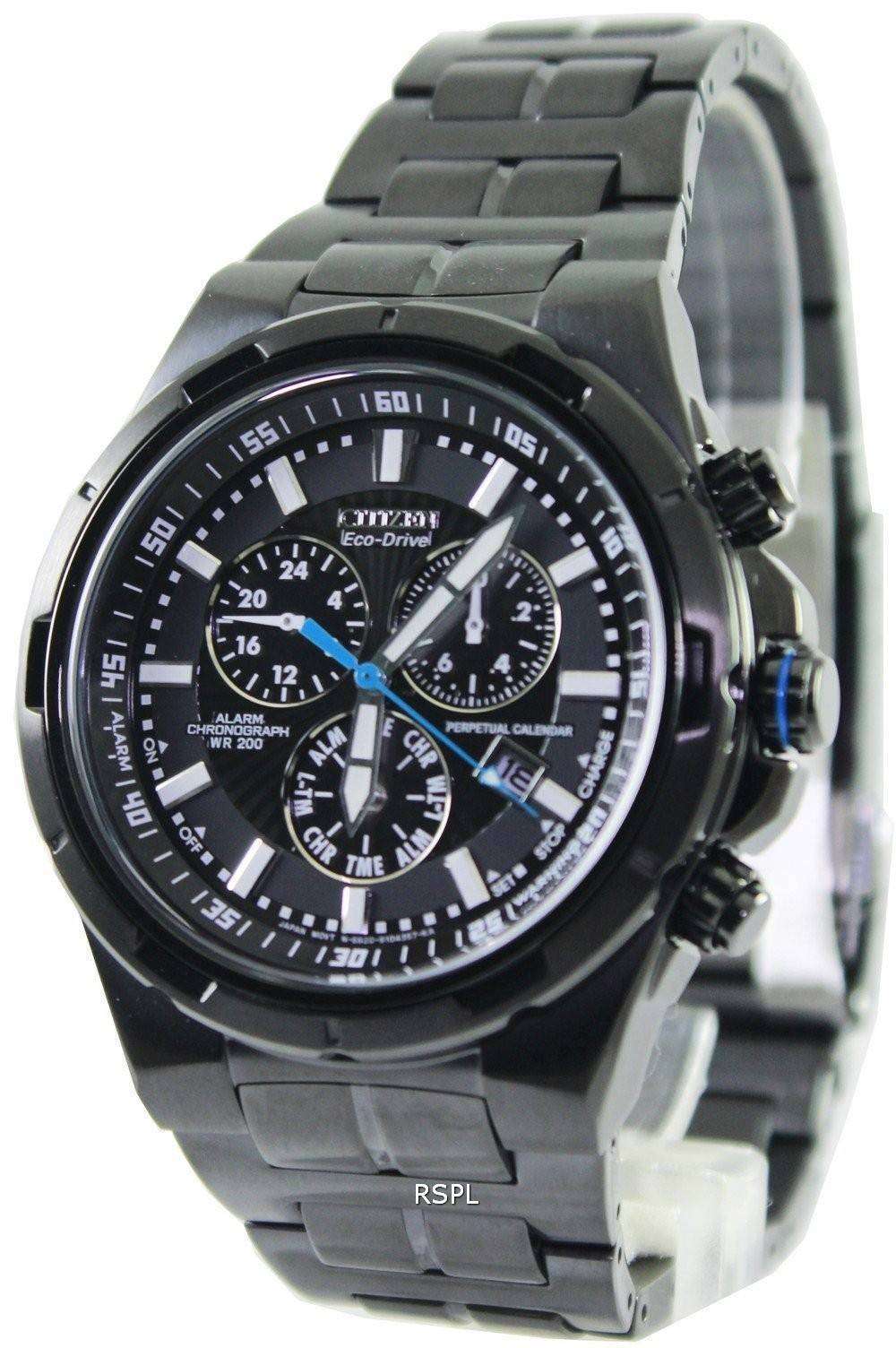 シチズンエコ ドライブ パーペチュアル カレンダー クロノグラフ BL5435 58E メンズ腕時計