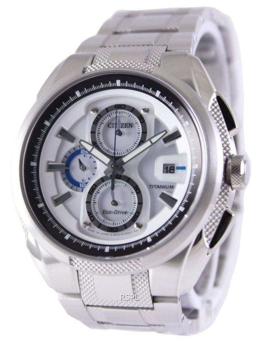 Citizen Eco-Drive Chronograph Super Titanium CA0201-51B Mens Watch