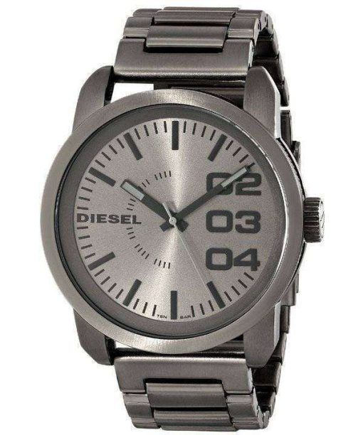 Diesel Double Down Grey Dial Ion Plated DZ1558 Mens Watch