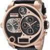 Diesel Mr. Daddy Chronograph Black Dial Leather Strap DZ7261 Mens Watch