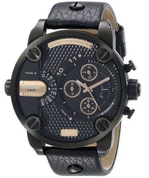 Diesel Little Daddy 2-Time Zone Chronograph DZ7291 Mens Watch