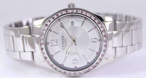 Citizen Quartz Pink Swarovski Elements EV0040-59A Womens Watch