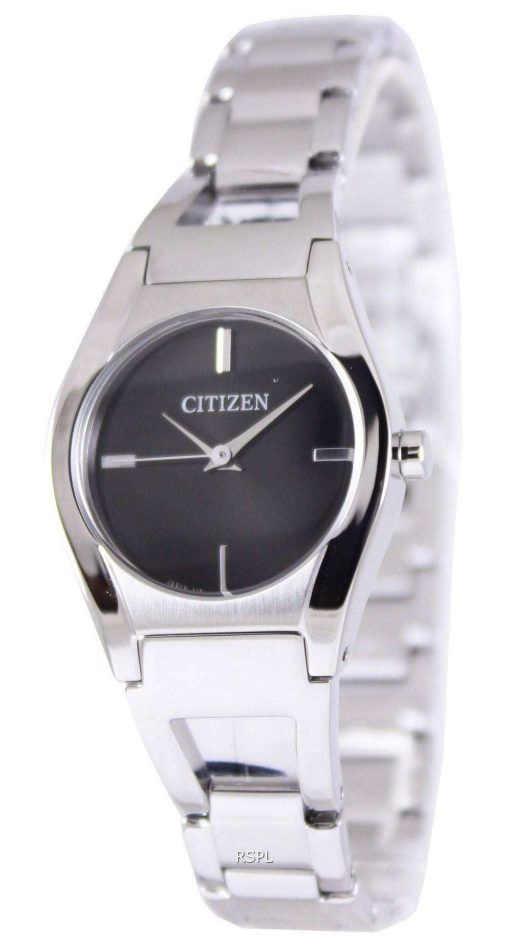 Citizen Quartz Analogue Black Dial EX0320-50E Womens Watch