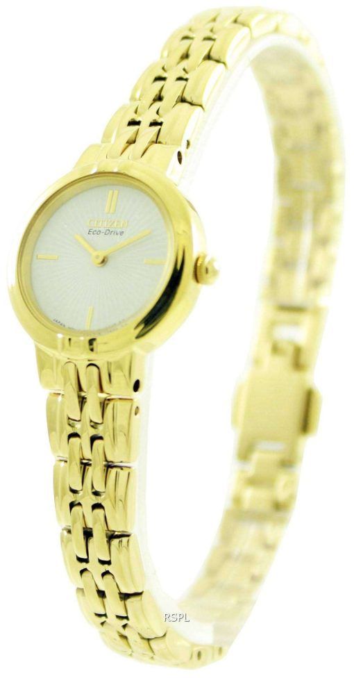 Citizen Eco-Drive Silhouette Gold Tone EX1092-57A Womens Watch