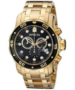 Invicta Pro-Diver Chronograph Gold Tone 200M INV0072/0072 Mens Watch
