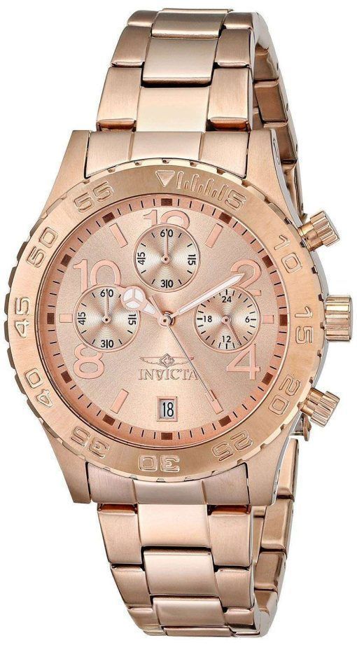 Invicta Specialty Chronograph Rose Gold Tone 1280 Men's Watch