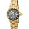 Invicta Pro Diver 200M Quartz Gold IP Black Dial INV14986/14986 Womens Watch