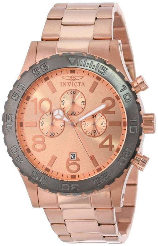 Invicta Specialty Chronograph Rose Gold Tone 15161 Men's Watch
