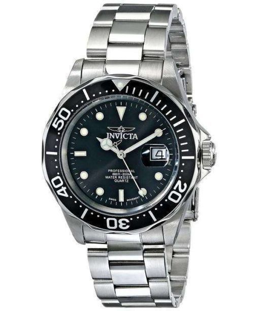 Invicta Pro Diver 200M Quartz Black Dial INV9307/9307 Mens Watch