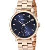 Marc By Marc Jacobs Baker Navy Dial Rose Gold-tone Steel MBM3330 Womens Watch