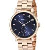 Marc By Marc Jacobs Baker Navy Dial Rose Gold-tone Steel MBM3330 Womens Watch
