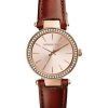 Michael Kors Petite Darci Rose Dial Crystals MK2353 Womens Watch