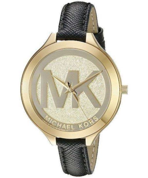 Michael Kors Slim Runway Gold Dial MK2392 Womens Watch