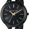 Michael Kors Slim Runway Black Dial MK3317 Womens Watch