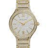 Michael Kors Kerry Crystal Pave Dial Gold Tone MK3360 Womens Watch