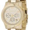 Michael Kors Yellow Golden Chronograph Runway MK5055 Unisex Watch