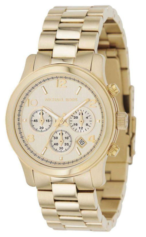 Michael Kors Yellow Golden Chronograph Runway MK5055 Unisex Watch