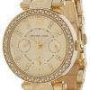 Michael Kors Parker Horn Acetate Multi-Function MK5842 Womens Watch