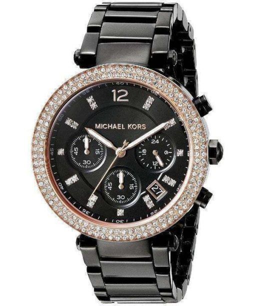 Michael Kors Parker Chronograph Black Dial MK5885 Womens Watch