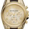 Michael Kors Blair Chronograph Champagne Dial Crystals MK6094 Womens Watch