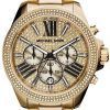 Michael Kors Wren Chronograph Crystal Pave Dial MK6095 Womens Watch