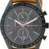 Michael Kors Accelerator Chronograph Tan Leather Strap MK8385 Mens Watch