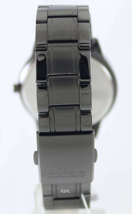 Seiko Quartz Black IP SGEH11P1 SGEH11P Mens Watch