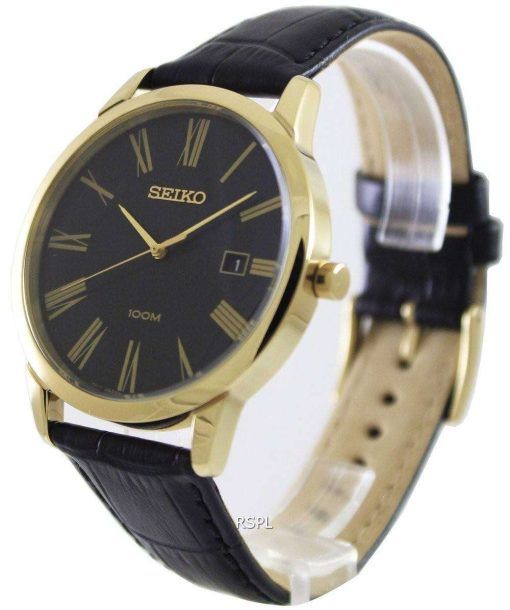 Seiko Montre Quartz Black Dial SGEH14P1 SGEH14P Mens Watch