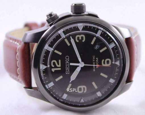 Seiko Neo Sports Kinetic 100M Black Dial SKA691P1 SKA691P Mens Watch