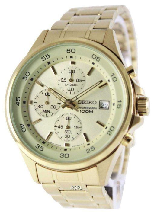 Seiko Chronograph Quartz 100M SKS482P1 SKS482P Mens Watch