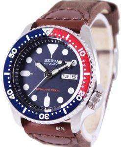 Seiko Automatic Divers Canvas Strap SKX009K1-NS1 200M Mens Watch