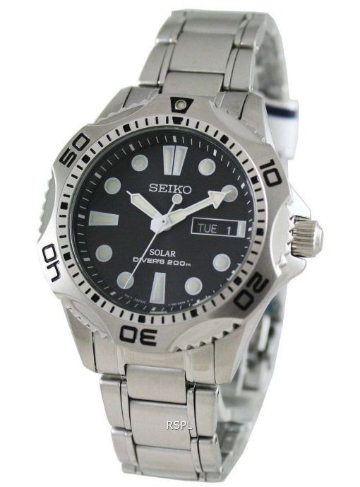 Seiko Solar Mens Scuba Divers Sports Watch SNE107P1