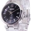 Seiko Solar Black Dial SNE387P1 SNE387P Mens Watch