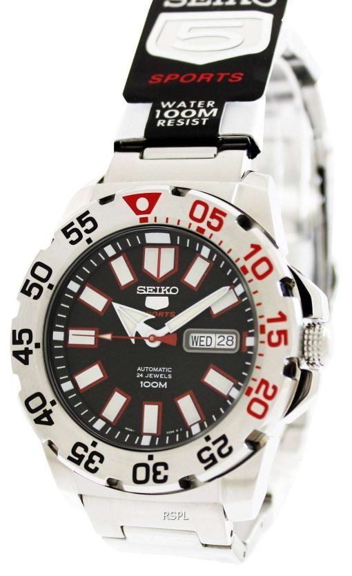 Seiko 5 Sports Automatic Monster SRP485K1 SRP485K SRP485 Mens Watch