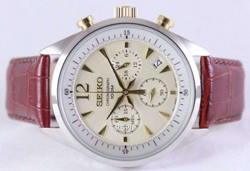 Seiko Chronograph Quartz 100M SSB069P1 SSB069P Mens Watch