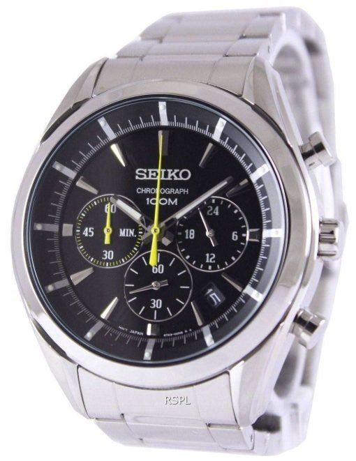 Seiko Chronograph Quartz 100M SSB087P1 SSB087P Mens Watch