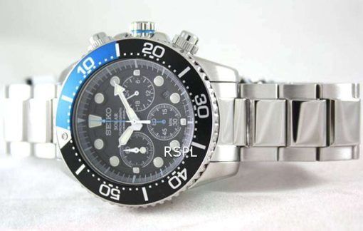 Seiko Solar Chronograph Divers SSC017P1 Mens Watch