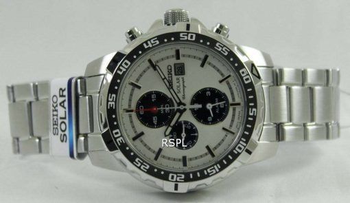 Seiko Solar Alarm Chronograph SSC297P1 SSC297P SSC297 Mens Watch