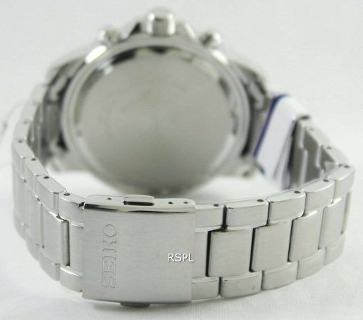 Seiko Solar Alarm Chronograph SSC297P1 SSC297P SSC297 Mens Watch