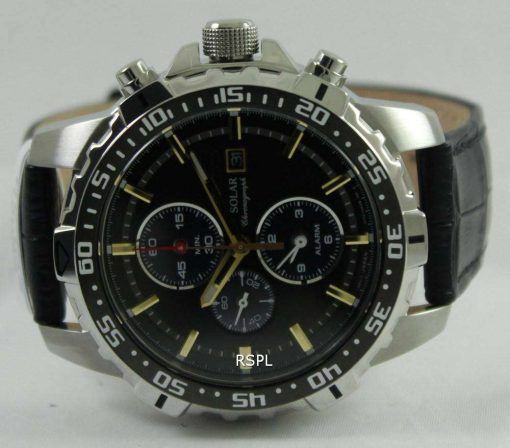 Seiko Solar Alarm Chronograph SSC303P1 SSC303P SSC303 Mens Watch