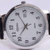 Seiko Quartz Leather Strap SUR113P1 SUR113P Mens Watch