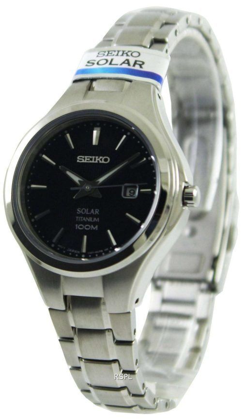 Seiko Solar Titanium 100M SUT201P1 SUT201P Womens Watch