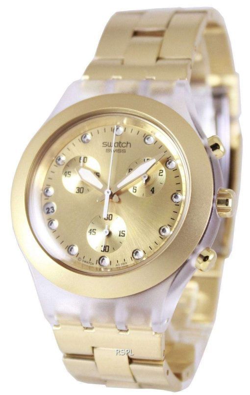 Swatch Irony Diaphane Full-Blooded Chronograph SVCK4032G Unisex Watch