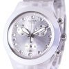 Swatch Irony Diaphane Full-Blooded Silver Chronograph SVCK4038G Unisex Watch