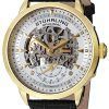 Stuhrling Original Executive Automatic Skeleton Black Leather 133.33352 Mens Watch